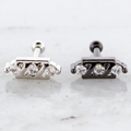 16G Three Gem Bar Cartilage Barbell | | Wiccan Center
