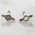 16G Triangle Gemstone Beaded Accents Cartilage Barbell | | Wiccan Center