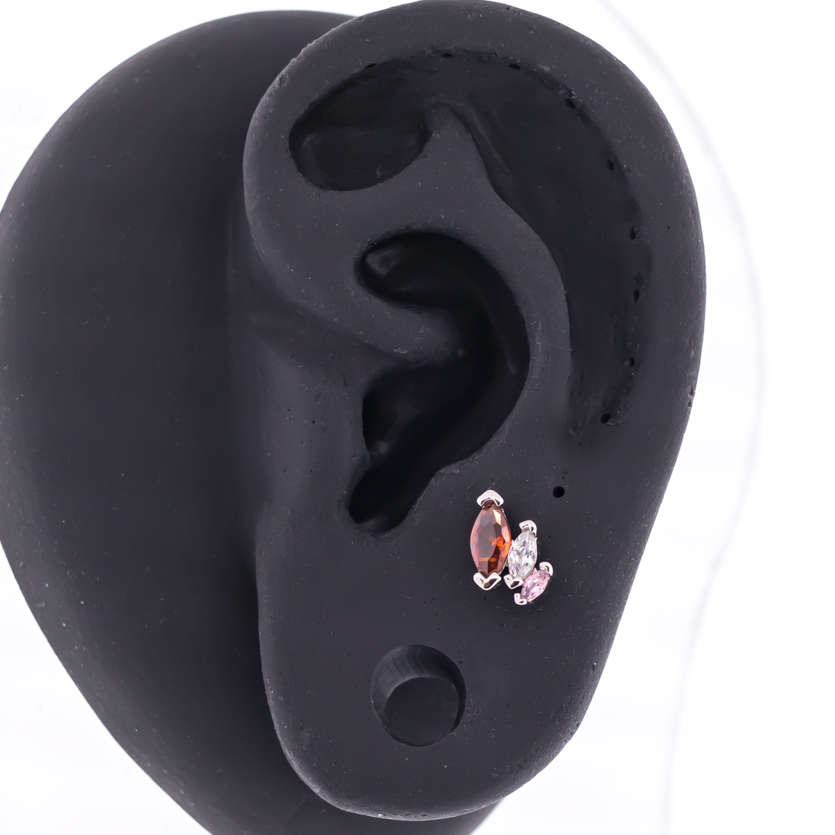 16G Triple Marquise Gem Cartilage Barbell | | Wiccan Center