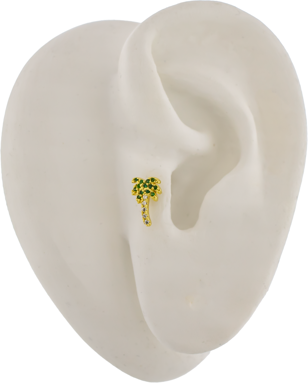 16G Gem Palm Tree Cartilage Barbell | | Wiccan Center