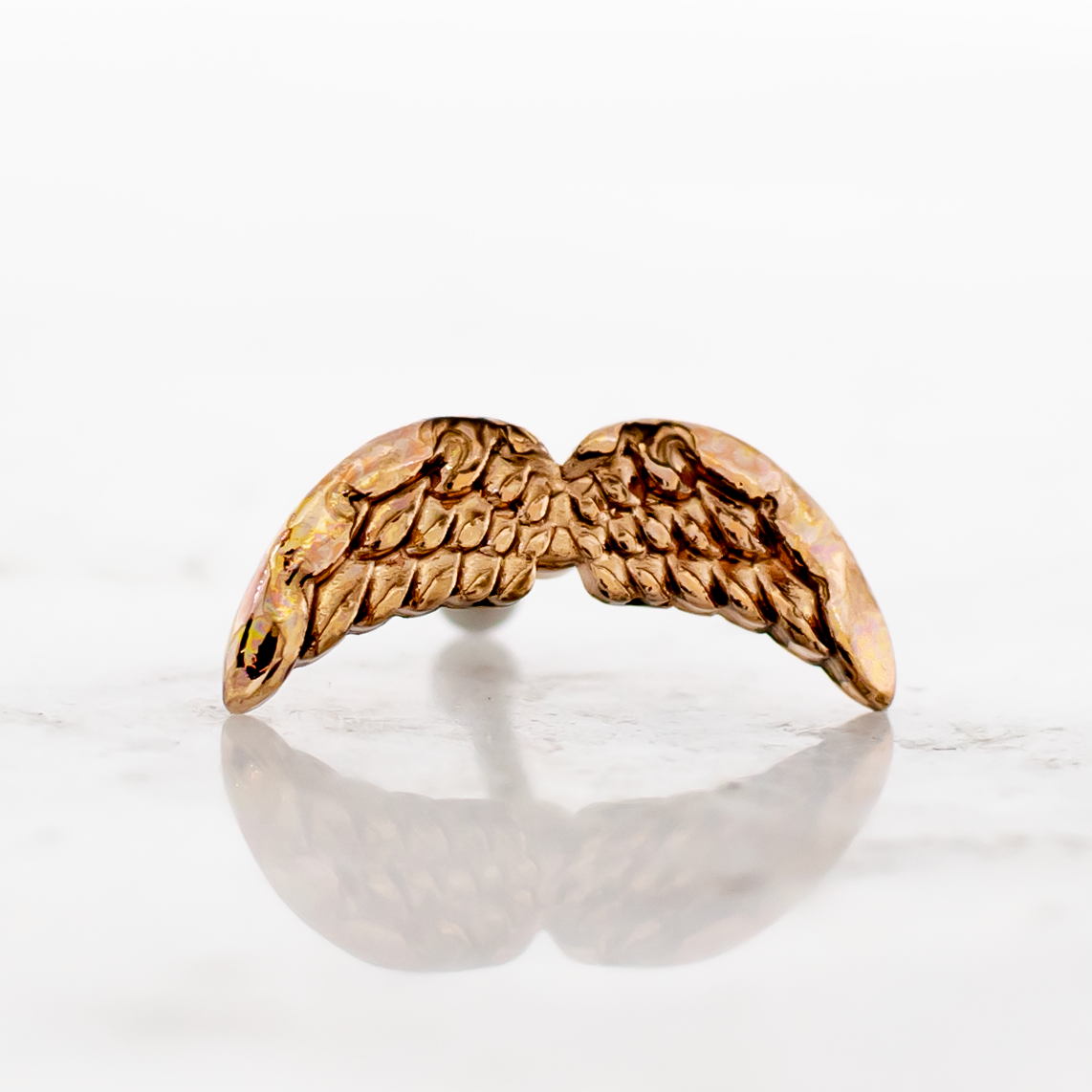 16G Curved Wings Crescent Cartilage Barbell | Body Jewelry | Wiccan Center