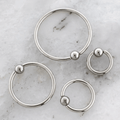 16G Steel Captive Bead Rings | Body Jewelry | Wiccan Center