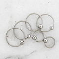 18G Steel Captive Bead Rings | Body Jewelry | Wiccan Center