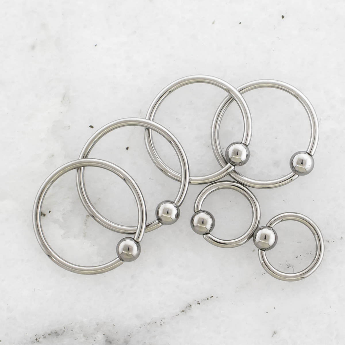 18G Steel Captive Bead Rings | Body Jewelry | Wiccan Center