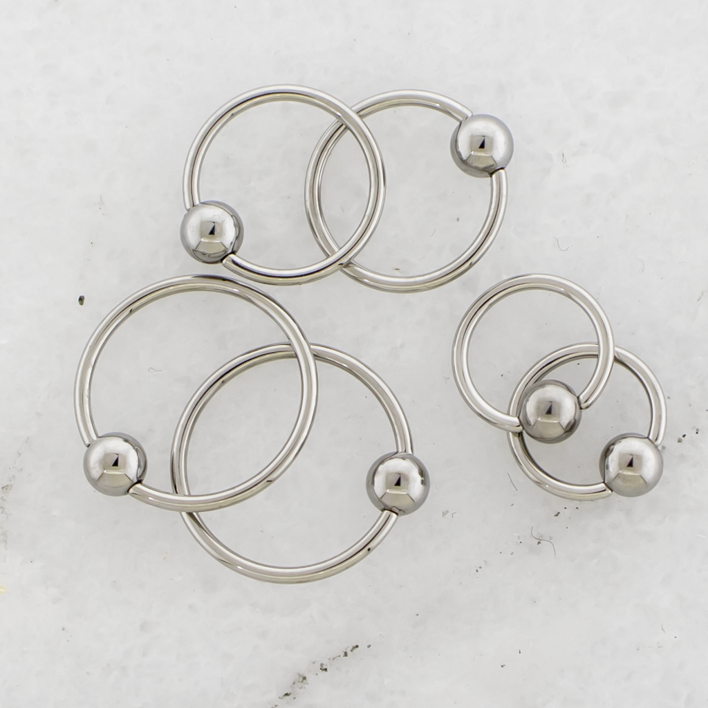 20G Steel Captive Bead Rings | Body Jewelry | Wiccan Center