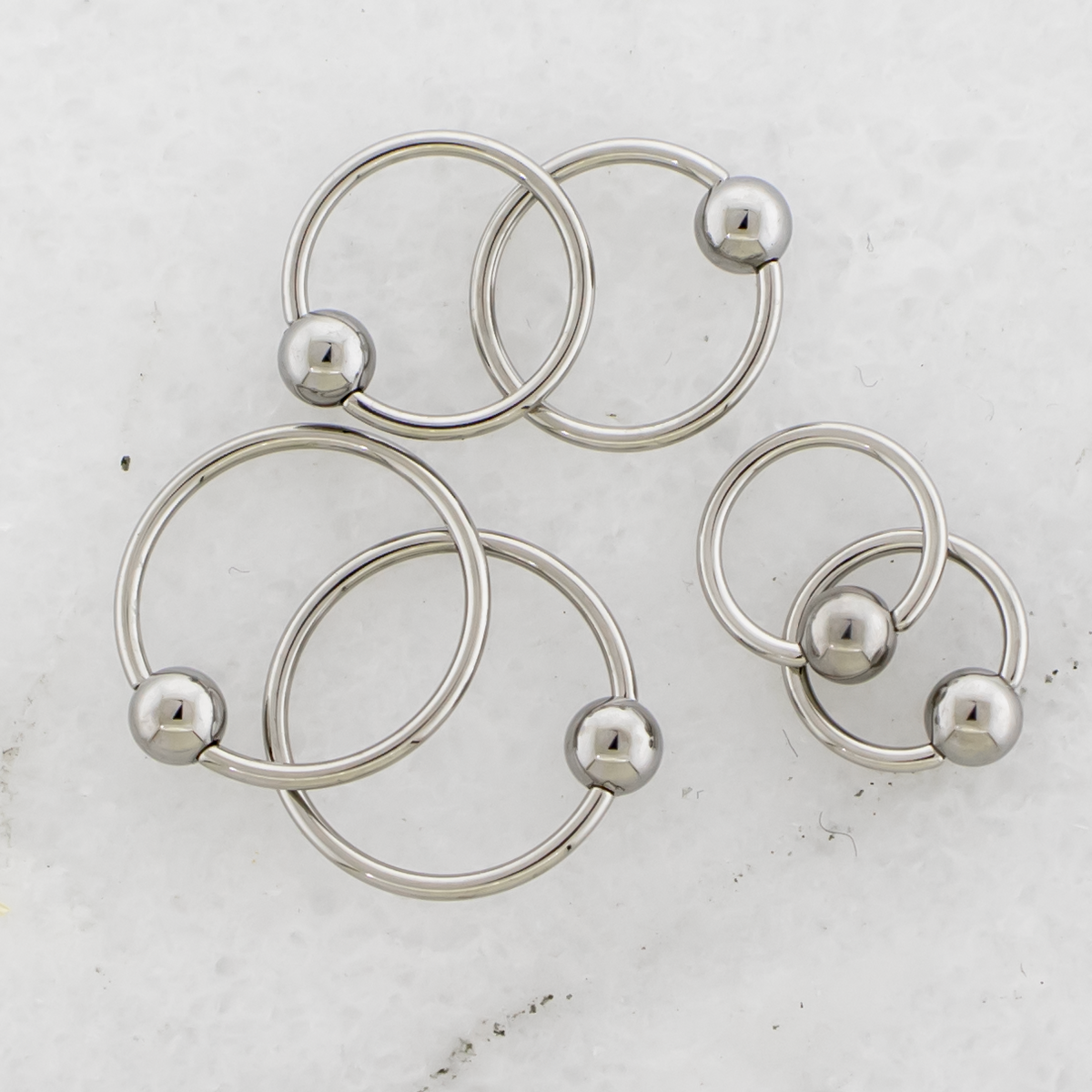 20G Steel Captive Bead Rings | Body Jewelry | Wiccan Center