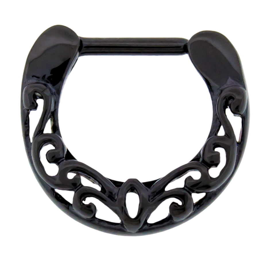 16G Filigree Septum Clicker | Body Jewelry | Wiccan Center