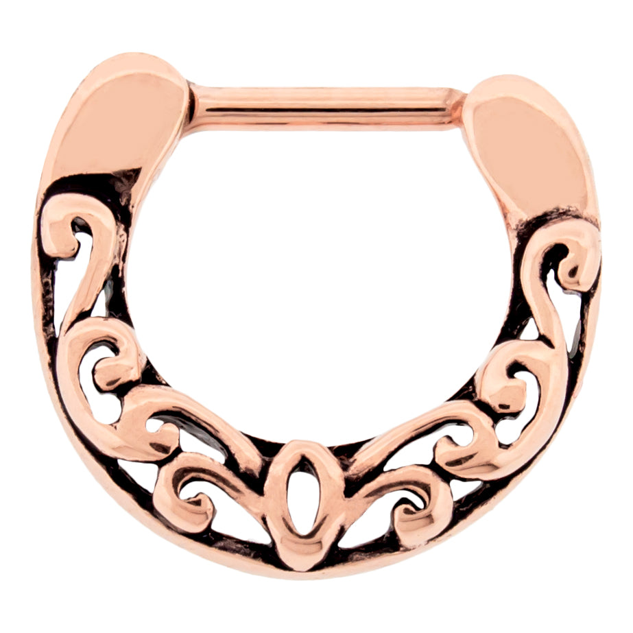 16G Filigree Septum Clicker | Body Jewelry | Wiccan Center