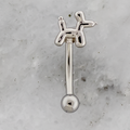 16G Balloon Dog Curved Barbell | | Wiccan Center