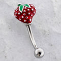 16G Strawberry Curved Barbell | | Wiccan Center