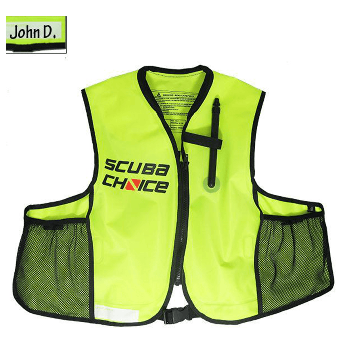 Scuba Choice Snorkeling Oral Inflatable Snorkel Jacket Vest with Pockets | Snorkel Vests | Wiccan Center