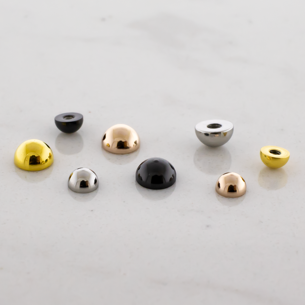 Steel Externally Threaded End - Dome 14G | Body Jewelry | Wiccan Center