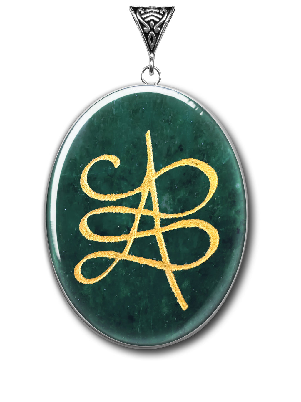 Jade Zibu Symbology Gemstone for Prosperity | Symbology Gemstone Pendants | Wiccan Center