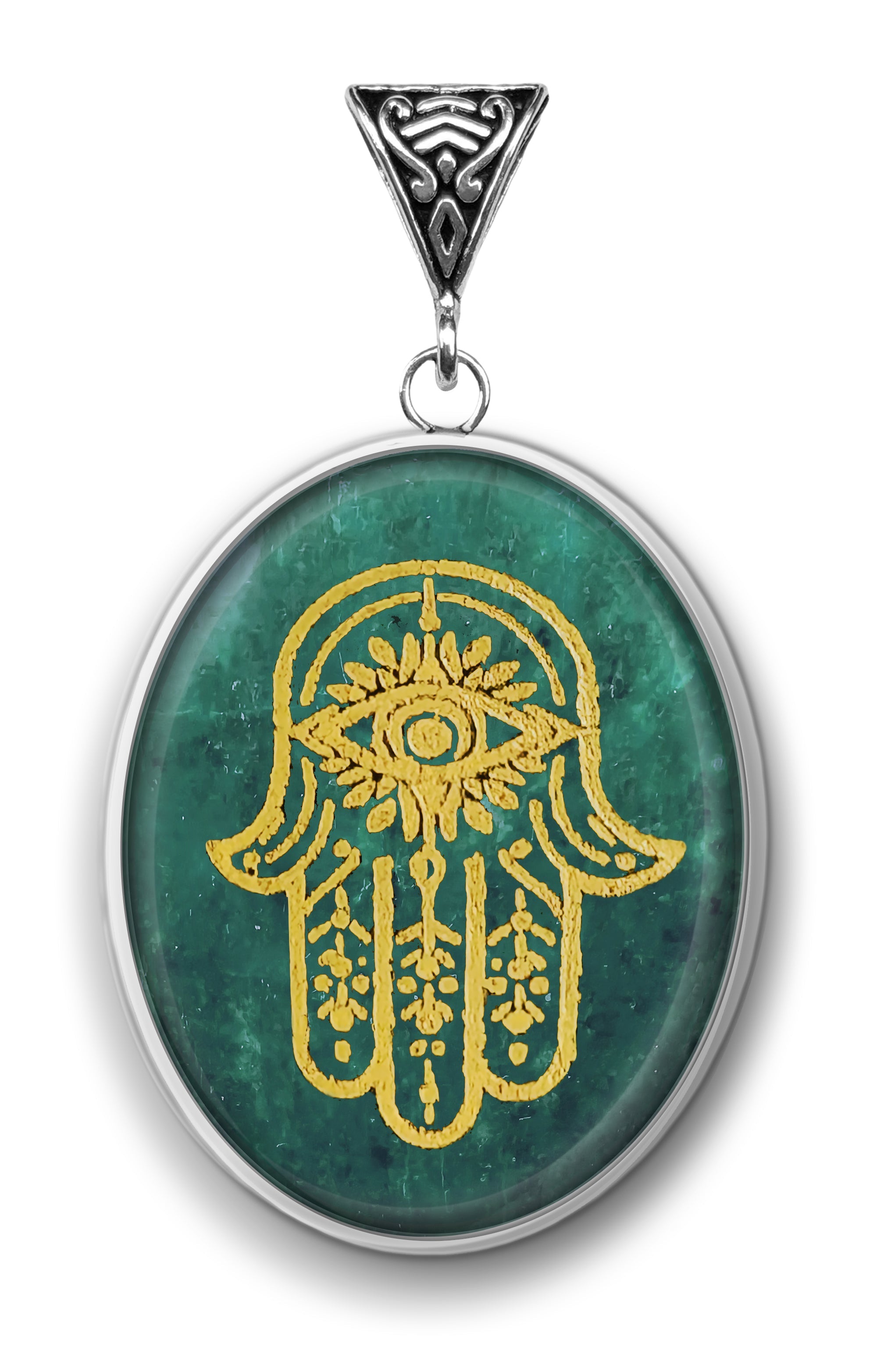 Hamsa Down Symbology Gemstone for Abundance | Symbology Gemstones | Wiccan Center