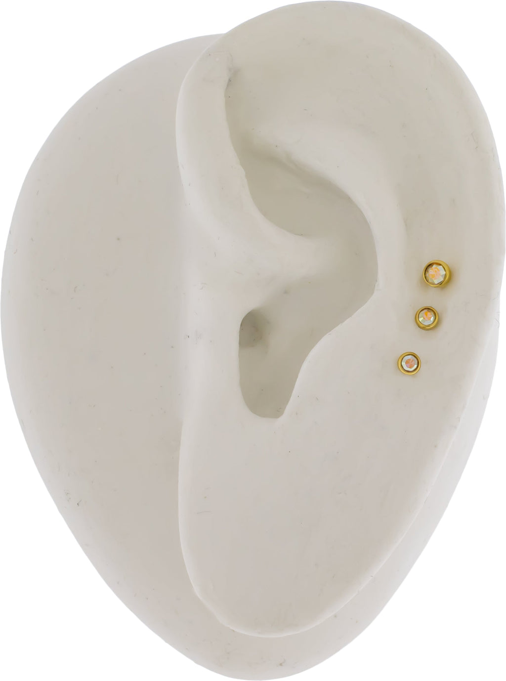 Steel Internally Threaded Gold PVD Gem Ball 16G | Body Jewelry | Wiccan Center