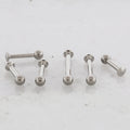 Steel Internally Threaded Helix Labret w/ Ball | Body Jewelry | Wiccan Center