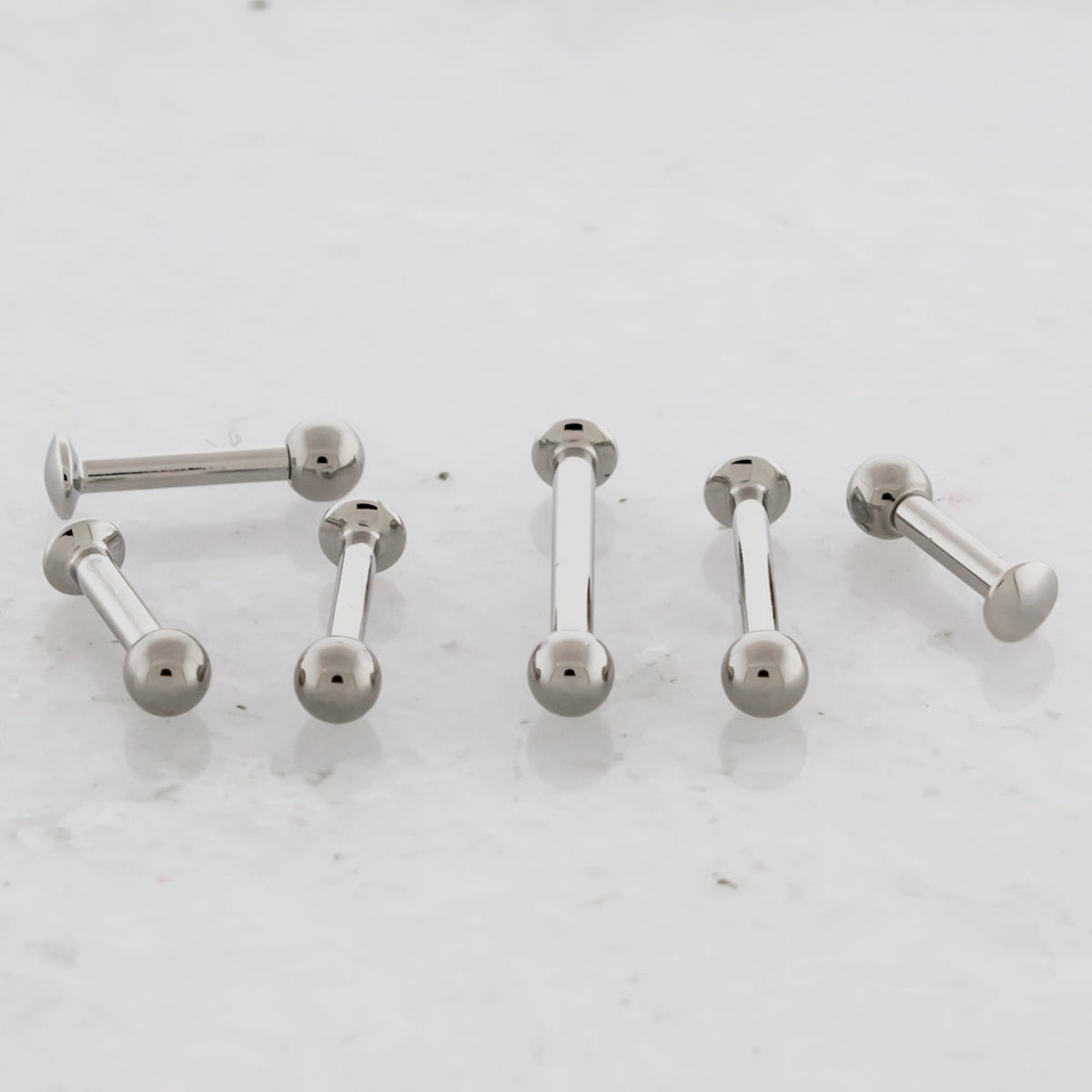 Steel Internally Threaded Helix Labret w/ Ball | Body Jewelry | Wiccan Center