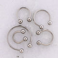 Steel Internally Threaded 14G Horseshoe | Body Jewelry | Wiccan Center
