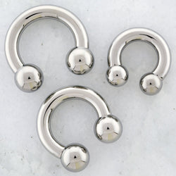 4G Steel Horseshoe - Internally Threaded | Body Jewelry | Wiccan Center