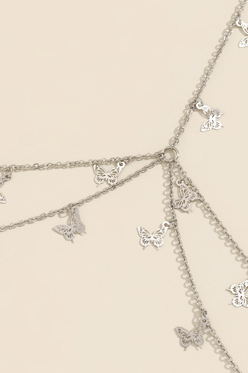 Harness Body Jewelry with Butterfly Charms | Apparel & Accessories > Lingerie | Wiccan Center