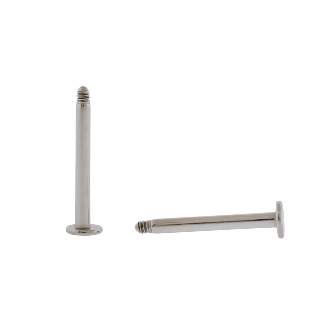 18G-14G Steel External Labret - Post Only | Body Jewelry | Wiccan Center