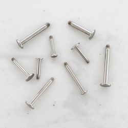 18G-14G Steel External Labret - Post Only | Body Jewelry | Wiccan Center