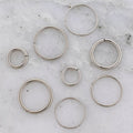 20G - 14G Steel Seamless Rings | Body Jewelry | Wiccan Center