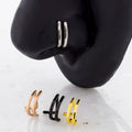 18G Double Nose Curve | Body Jewelry | Wiccan Center