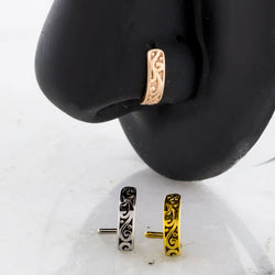 18G Filigree Design Nose Curve | Body Jewelry | Wiccan Center