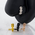 18G Daisy Nose Curve | Body Jewelry | Wiccan Center