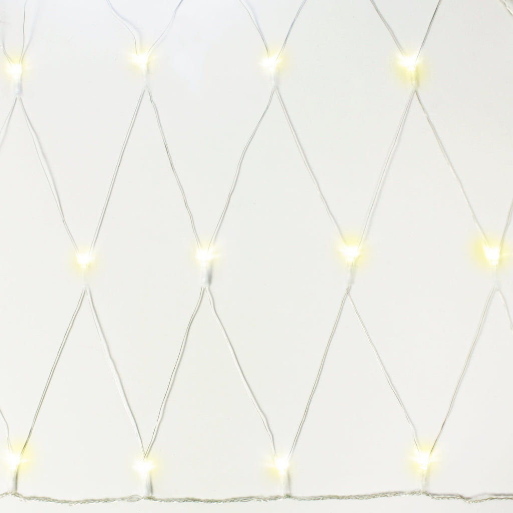 100 LED Net String Lights - Warm White