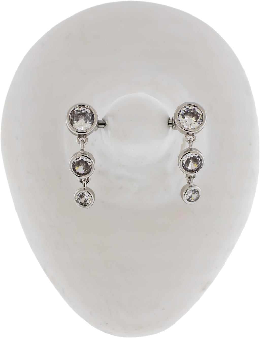 14G Triple Gem Drop Nipple Barbell | | Wiccan Center