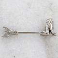 14G Mermaid Nipple Barbell | | Wiccan Center
