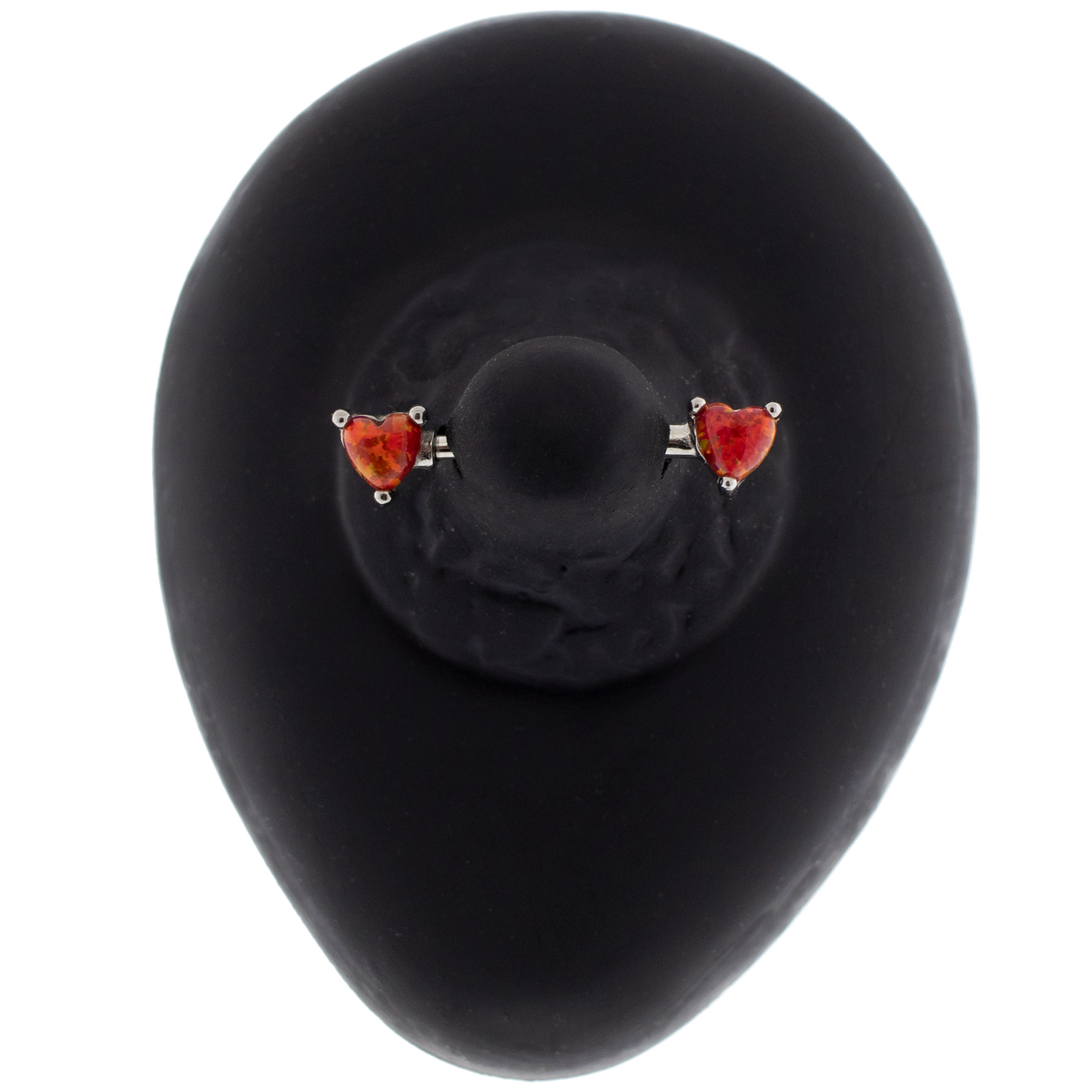 14G Gem or Opal Heart Nipple Barbell | | Wiccan Center