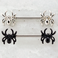 14G Spider Nipple Barbell | | Wiccan Center
