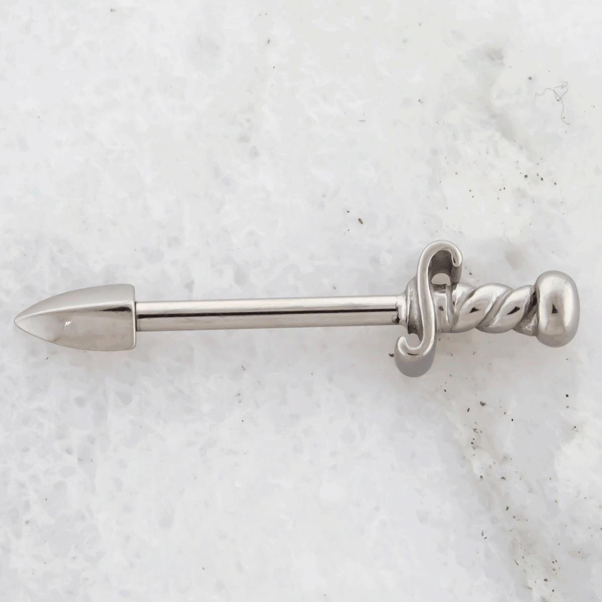 14G Sword Nipple Barbell | | Wiccan Center