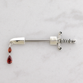 14G Sword With Gem Blood Dangle Nipple Barbell | Body Jewelry | Wiccan Center