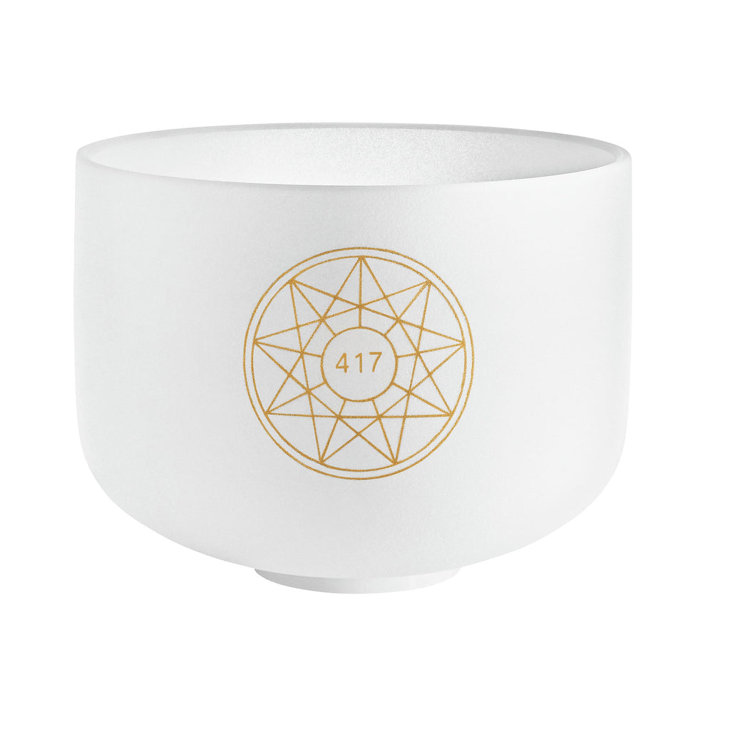10" Solfeggio Crystal Singing Bowl, Re 417 Hz, Note G#4 | | Wiccan Center