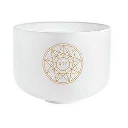 10" Solfeggio Crystal Singing Bowl, Re 417 Hz, Note G#4 | | Wiccan Center