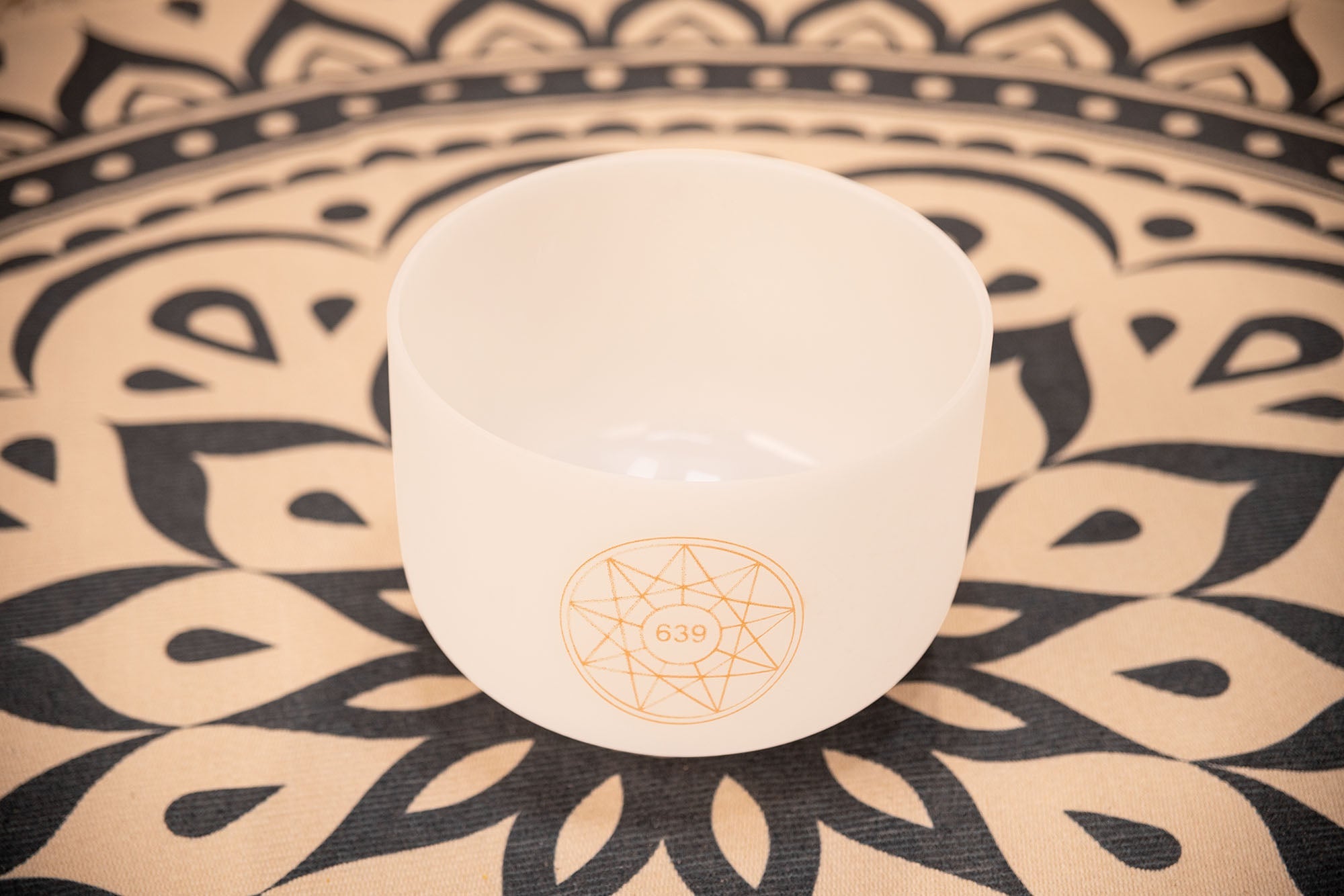 10" Solfeggio Crystal Singing Bowl, Fa 639 Hz, Note D#4 | | Wiccan Center