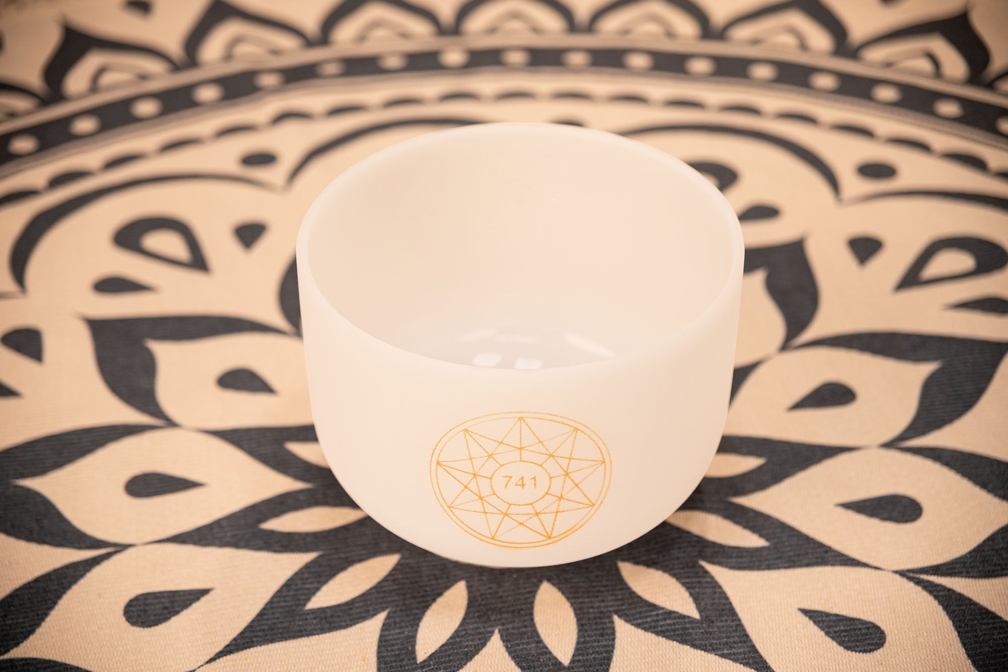 10" Solfeggio Crystal Singing Bowl, Sol 741 Hz, Note F#4 | | Wiccan Center