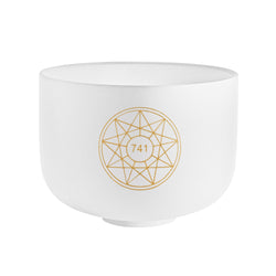 10" Solfeggio Crystal Singing Bowl, Sol 741 Hz, Note F#4 | | Wiccan Center