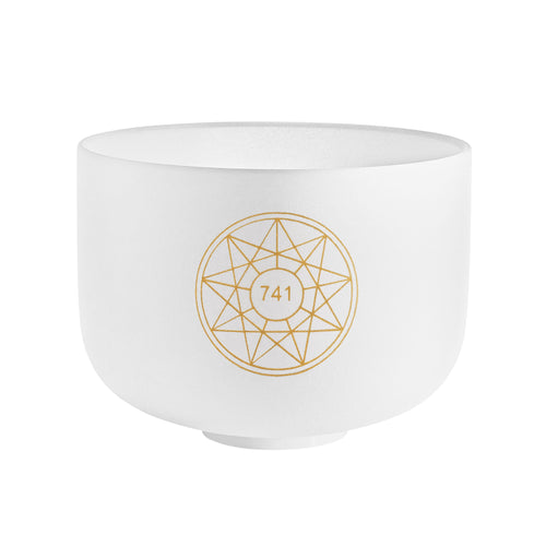 10" Solfeggio Crystal Singing Bowl, Sol 741 Hz, Note F#4 | | Wiccan Center
