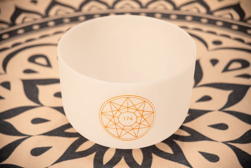 12" Solfeggio Crystal Singing Bowl, 174 Hz, Note F3 | | Wiccan Center
