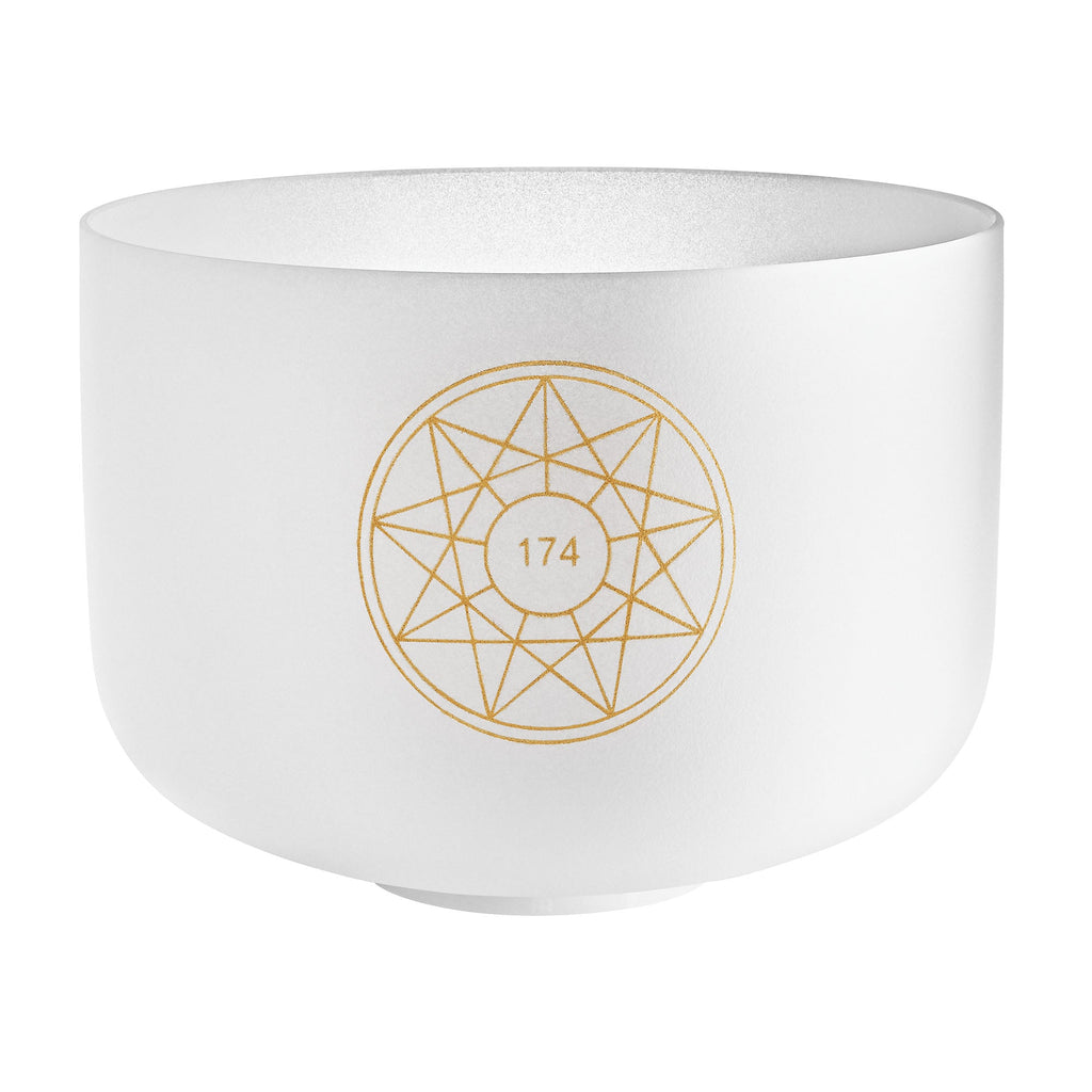 12" Solfeggio Crystal Singing Bowl, 174 Hz, Note F3 | | Wiccan Center