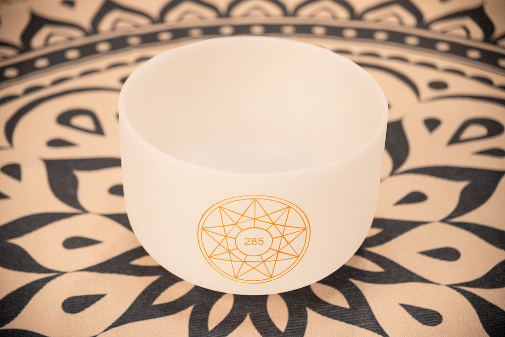 10" Solfeggio Crystal Singing Bowl, 285 Hz, Note C#4 | | Wiccan Center