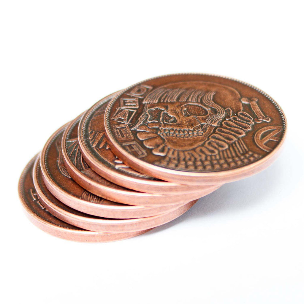 Life/Death Decision Maker Copper Coin | Artwork | Wiccan Center