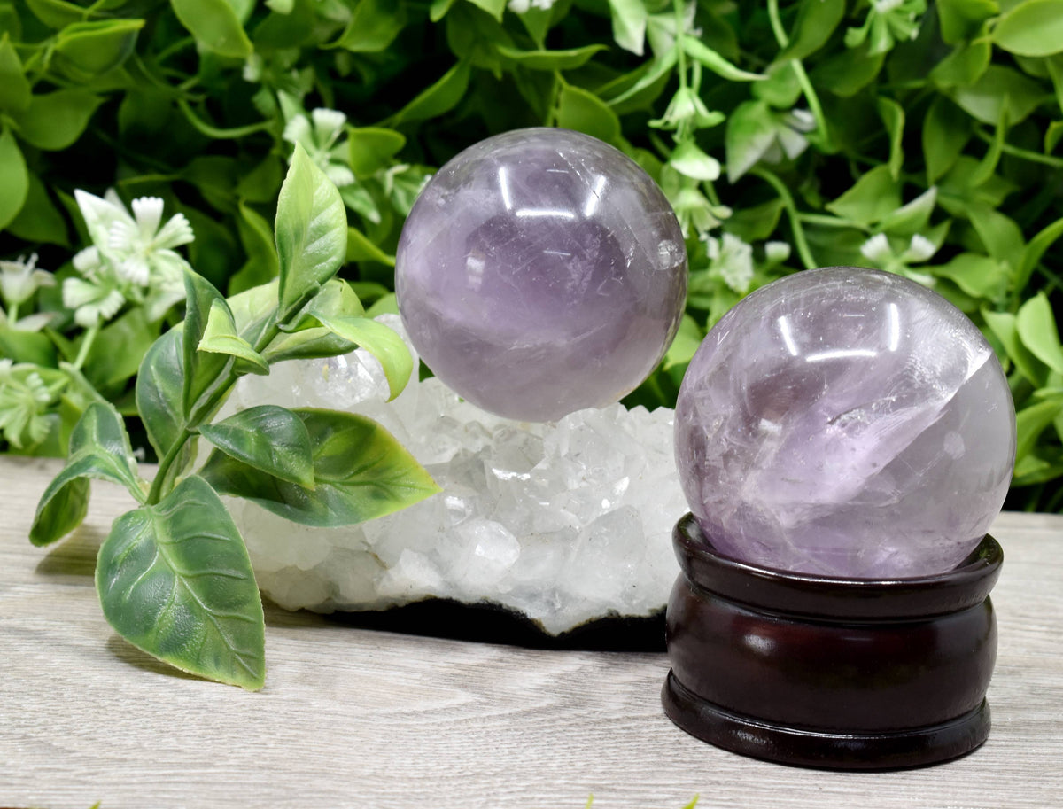 1Pc Amethyst Sphere Crystal Ball Healing Sphere.