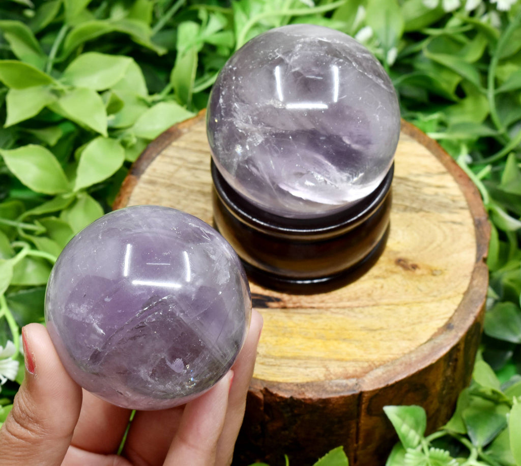 1Pc Amethyst Sphere Crystal Ball Healing Sphere.