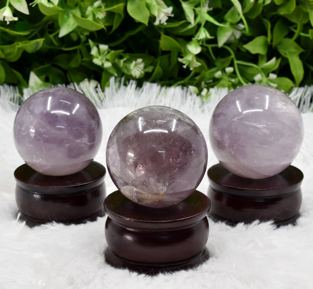 1Pc Amethyst Sphere Crystal Ball Healing Sphere.